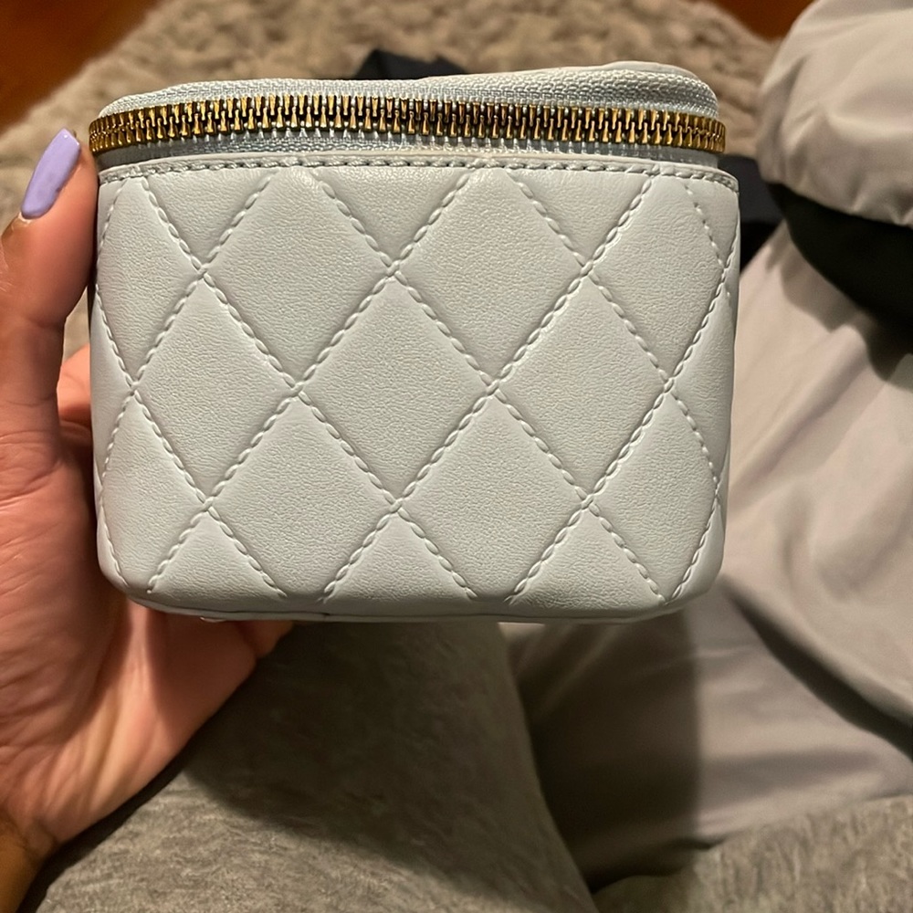 Small baby blue purse